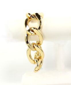 Chain Link Bracelet Gold Tone