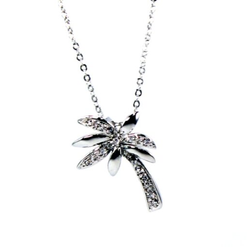 Palm Tree Necklace | Palm Tree Pendant Necklace