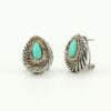 Turquoise Earrings Tear Drop Design