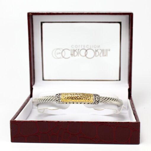 Carlo Orsini Gold And Silver Tone Cable Style Bracelet