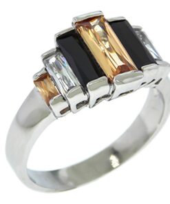 Art Deco Jewelry Ring Multi Stone